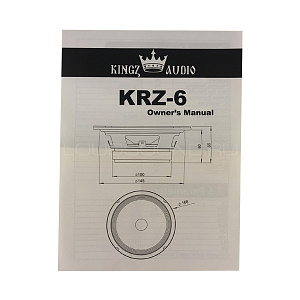 Kingz Audio KRZ KRZ-6 4Ом